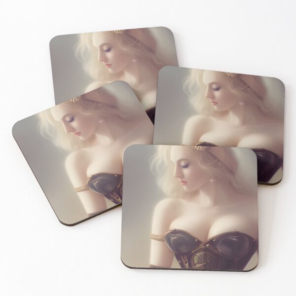 Item preview, Sexy Blonde Vampire Seductress Alluring Dark Madame Beautiful Artwork designed and sold by Eliteijr.