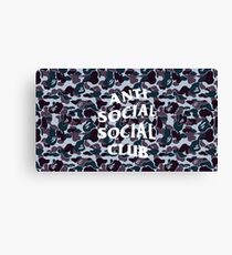 Bape x assc style case Canvas Print