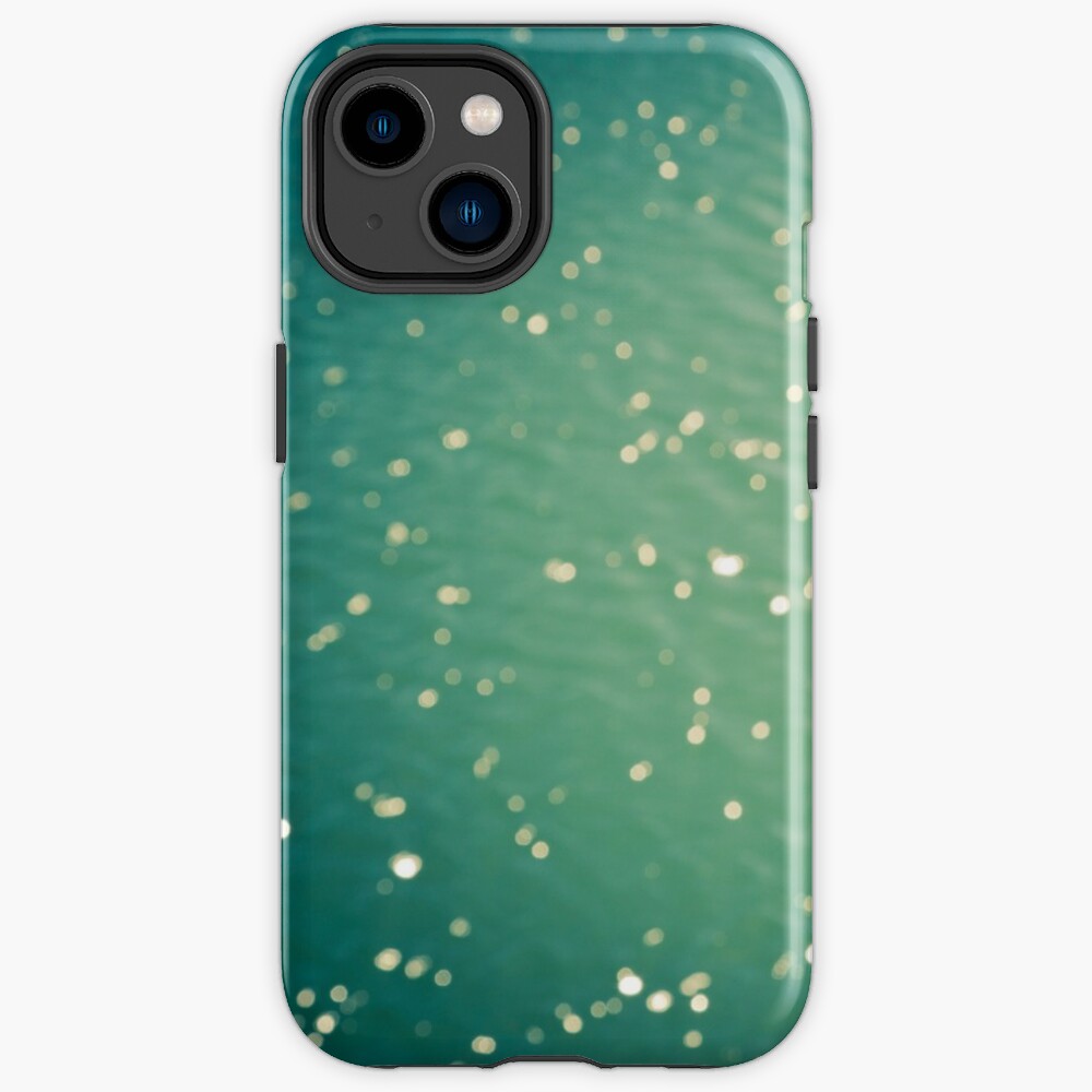 Green ocean blur iPhone Case