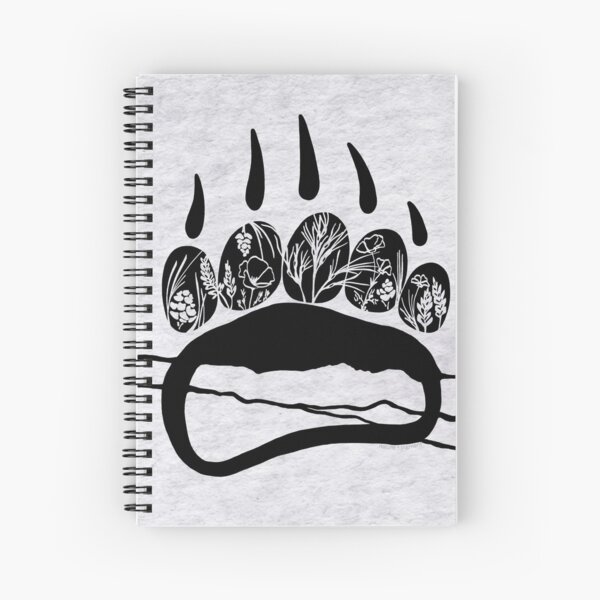 California Trail Bear Spiral Notebook