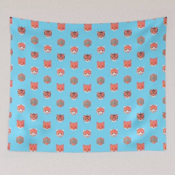 Item preview, Orange Animinimal (blue) designed and sold by animinimal.