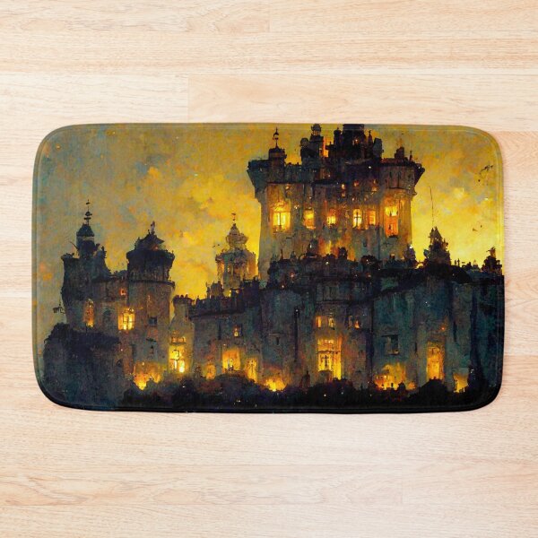 Item preview, Glowing Grand Castle designed and sold by ArtMadeByAI.