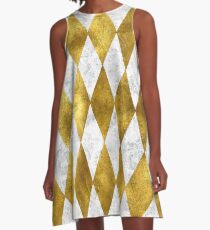Diamanten sind Gold. A-Linien Kleid