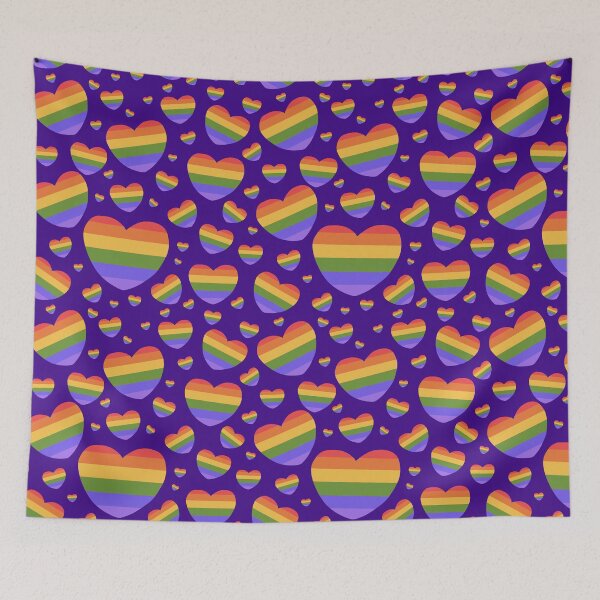 Item preview, Purple Rainbow Heart Pride! designed and sold by drumweaver.