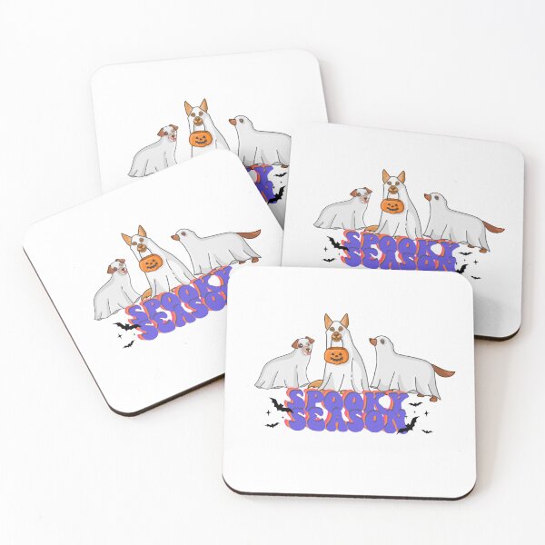 Item preview, Ghost dogs spooky season special designed and sold by PupBubble Art.
