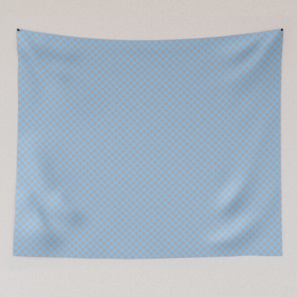 Item preview, Grey Polkadots on Sky Blue designed and sold by rhombusOnion.