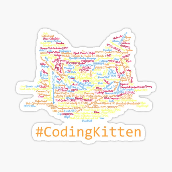 Item preview, CodingKitten programmer cats shirt orange designed and sold by 40667ers.
