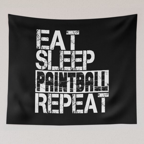 Item preview, Eat Sleep Paintball Repeat, Grunge  designed and sold by ACC .