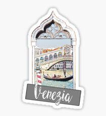 Venice Venezia city Italia sticker poster print Sticker