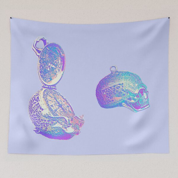 Item preview, watch skull watch memento mori vintage iridescent designed and sold by MiraNomegusta.