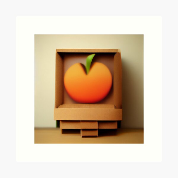 Item preview, apple in cardboard designed and sold by Florian37.