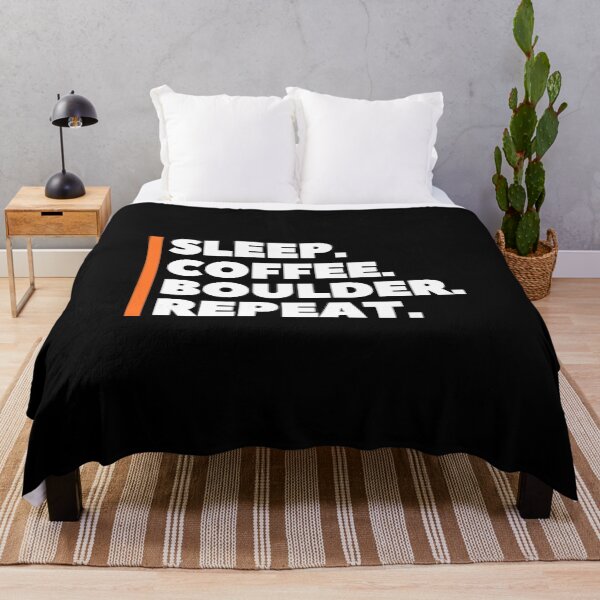 Item preview, Sleep. Coffee. Boulder. Repeat. Cool Bouldering designed and sold by Boulder Design Co.