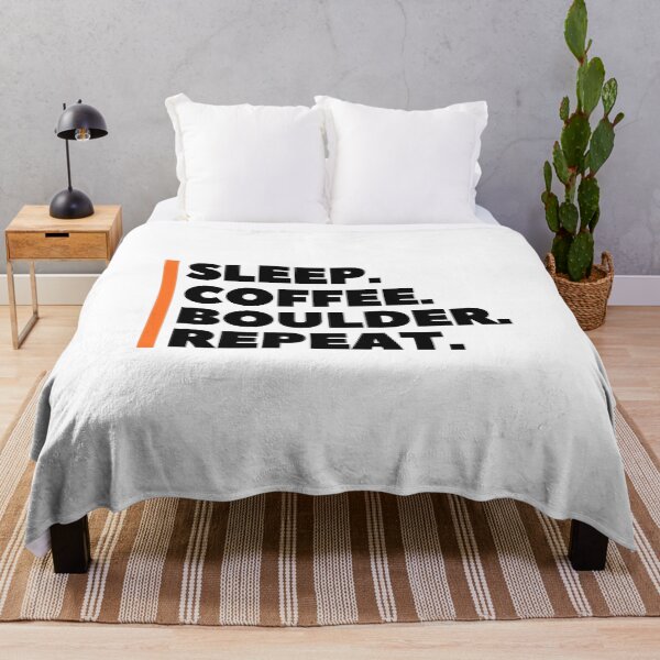 Item preview, Sleep. Coffee. Boulder. Repeat. Cool Bouldering designed and sold by Boulder Design Co.
