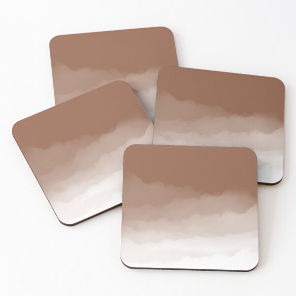 Item preview, Spice Brown Watercolor Ombre (brown/white) designed and sold by Design Minds Boutique.