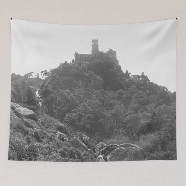 Item preview, palácio da pena bw .  designed and sold by diana rogagels.