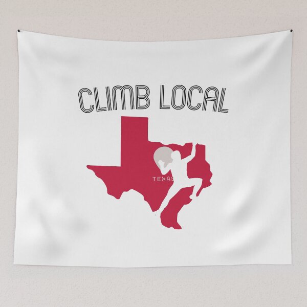 Item preview, Climb Local. Texas. Climbing designed and sold by Boulder Design Co.