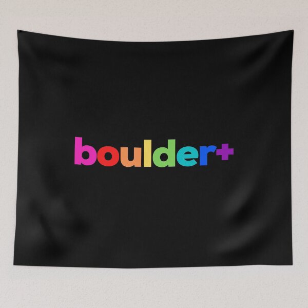 Item preview, LGBTQIA+ Boulder. LGBTQ Bouldering designed and sold by Boulder Design Co.