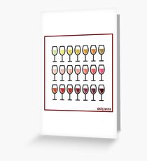 Wine 28. Greeting Card