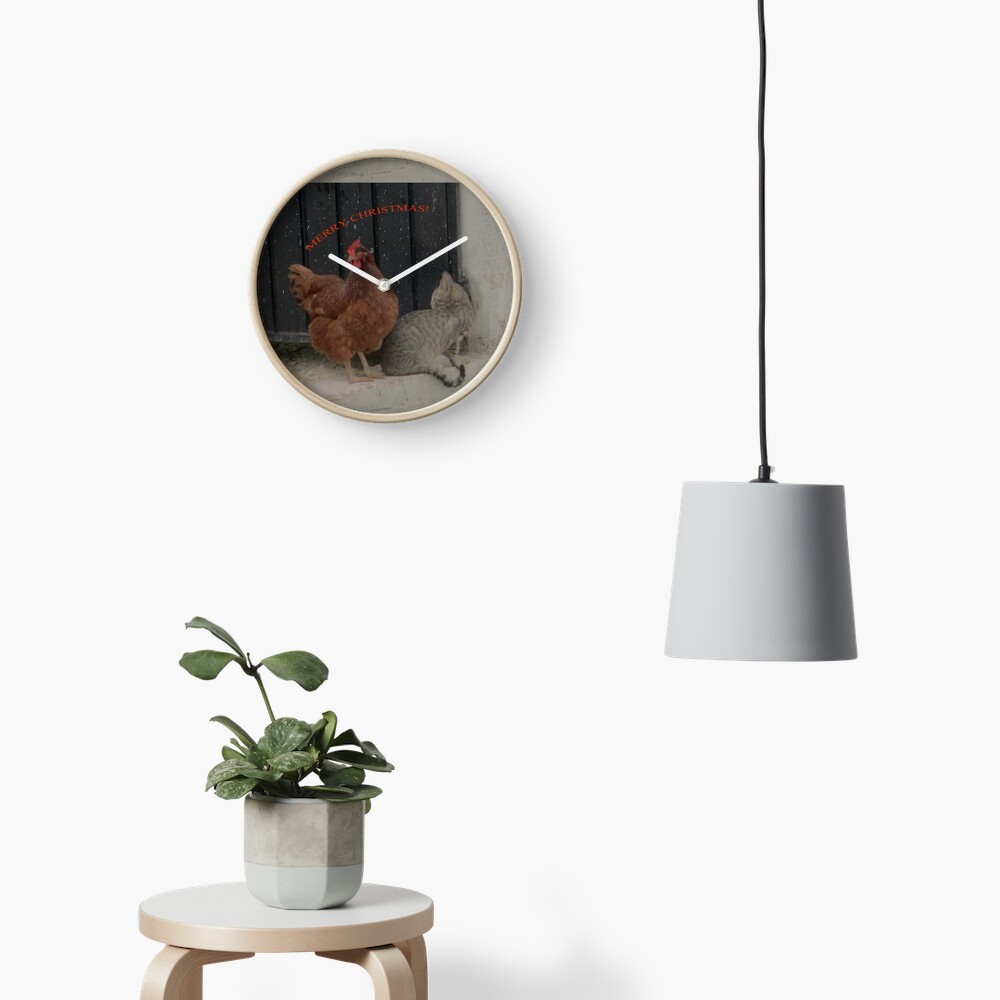 Merry Christmas! Funny design Clock