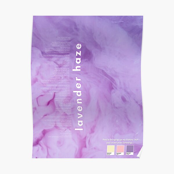 Lavender Haze Taylor Swift Poster Midnights Poster