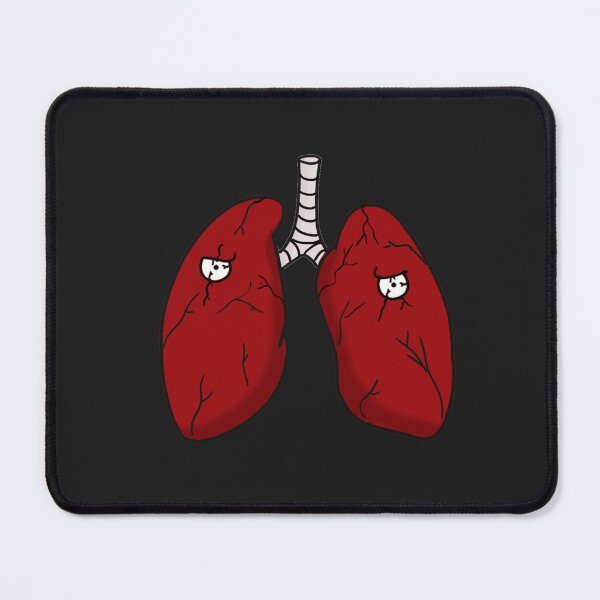Item preview, Lungs cartoon organs funny designed and sold by STRplatinum.