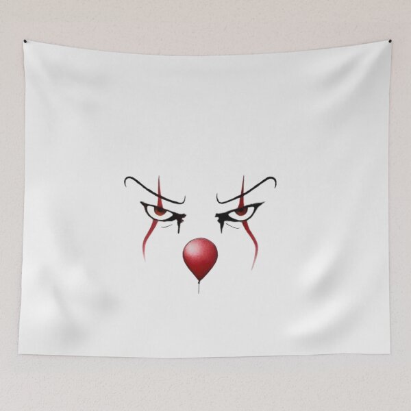Item preview, scary clown designed and sold by MirallesDiGital.