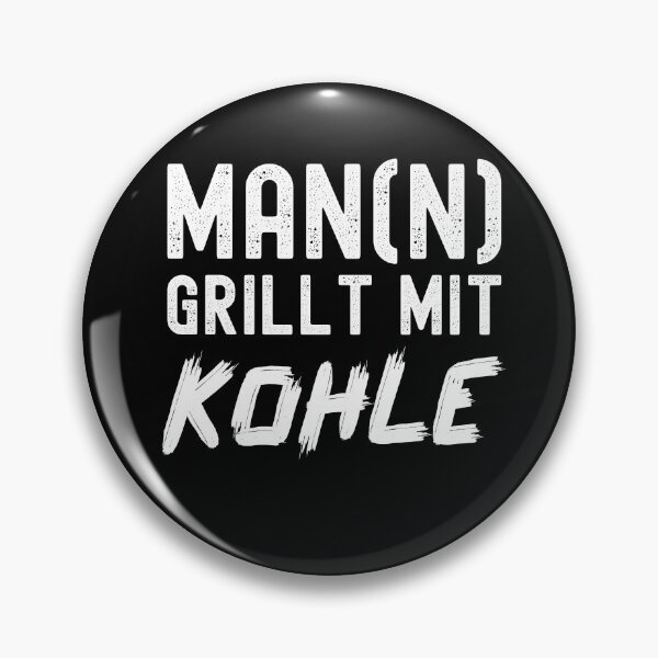 Item preview, Man (n) grills with coal - funny BBQ saying designed and sold by VitoTDesign.