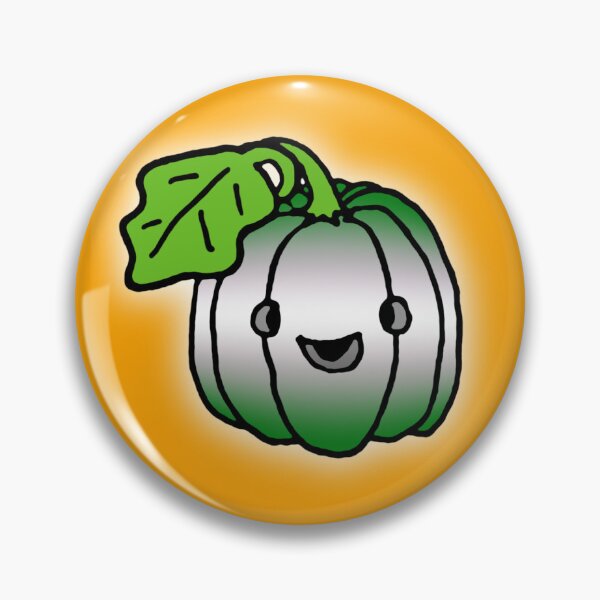 Item preview, Greyromantic Pride Pumpkin on Orange designed and sold by JayTheVoid.