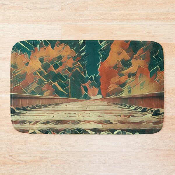 Item preview, Copy of Railroad After a Fall Storm - Abstract Earth Tones- Trains designed and sold by MistyMorningsOR.