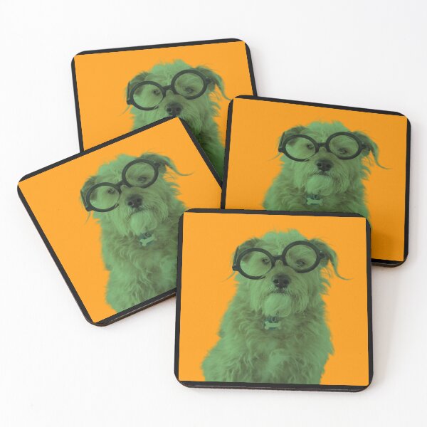 Item preview, Cool Dog with Round Glasses designed and sold by Gamicnum.