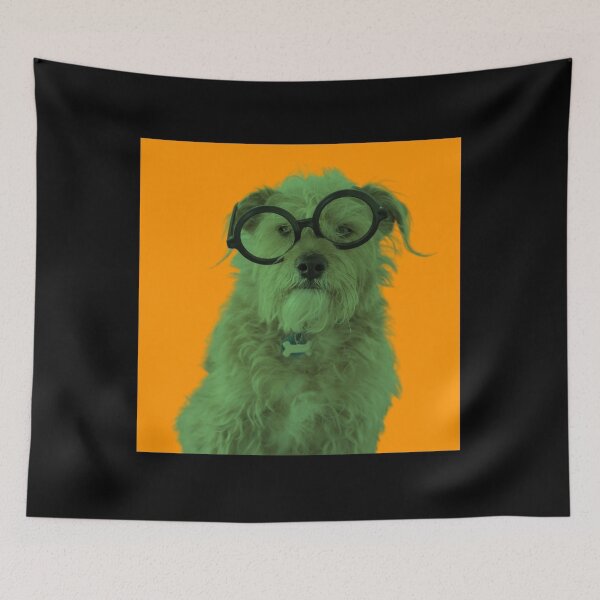 Item preview, Cool Dog with Round Glasses designed and sold by Gamicnum.