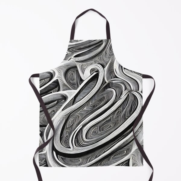 Item preview, Abstract intrincated black and white painting designed and sold by thecocotouchart.