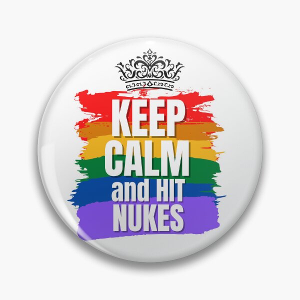 Item preview, Keep Calm And Hit Nukes Essential T-Shirt designed and sold by redpalaceark.