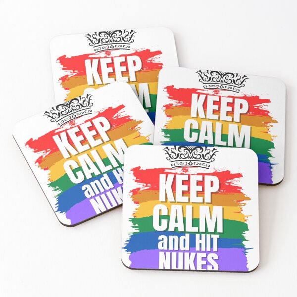 Item preview, Keep Calm And Hit Nukes Essential T-Shirt designed and sold by redpalaceark.
