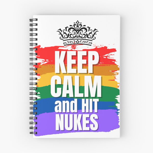 Artikelvorschau, Behalten Sie Ruhe und schlagen Sie Nukes Essential T-Shirt entworfen und verkauft von redpalaceark.