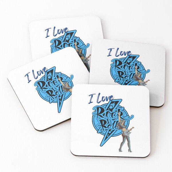 Item preview, I Love Rock & Roll - Lt Blue, Light designed and sold by Mean-Musician.