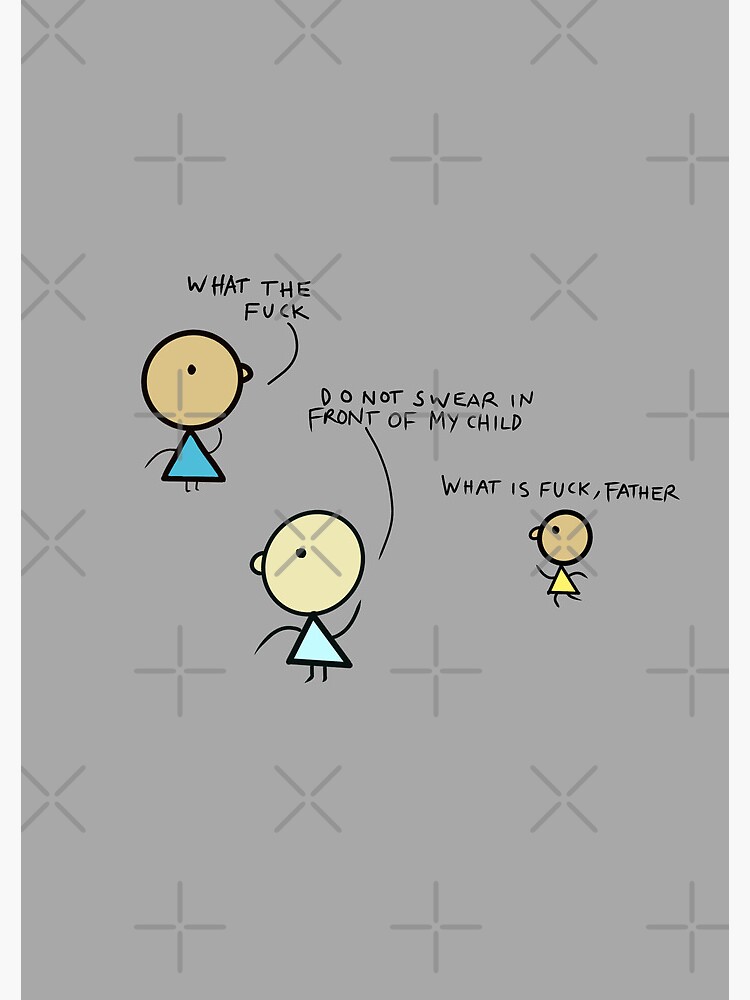 WTF”…”What Is F*CK Father?”…Funny Comic Cartoon Meme" Spiral Notebook