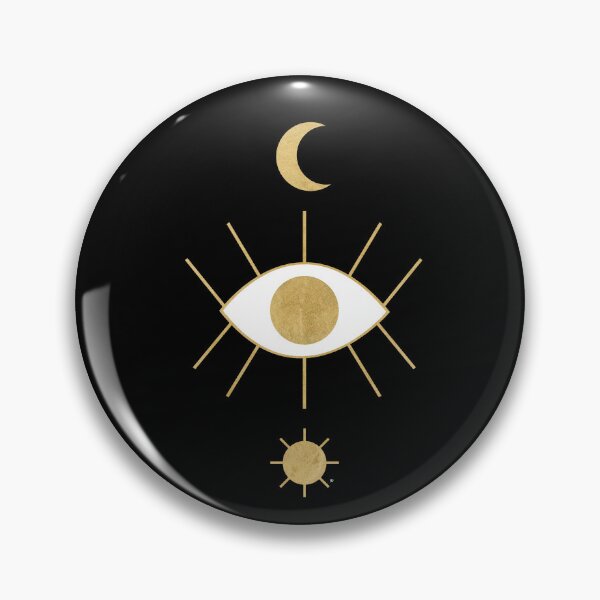 Item preview, Evil Eye - Sun & Moon Gold designed and sold by briannaderro.