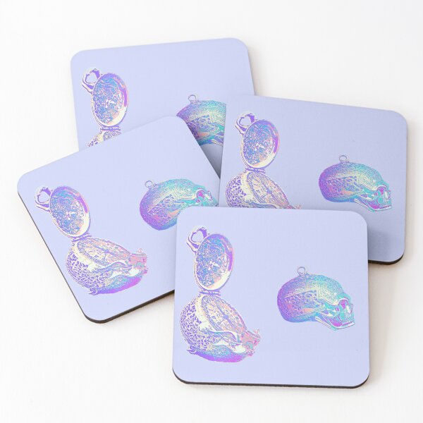 Item preview, watch skull watch memento mori vintage iridescent designed and sold by MiraNomegusta.