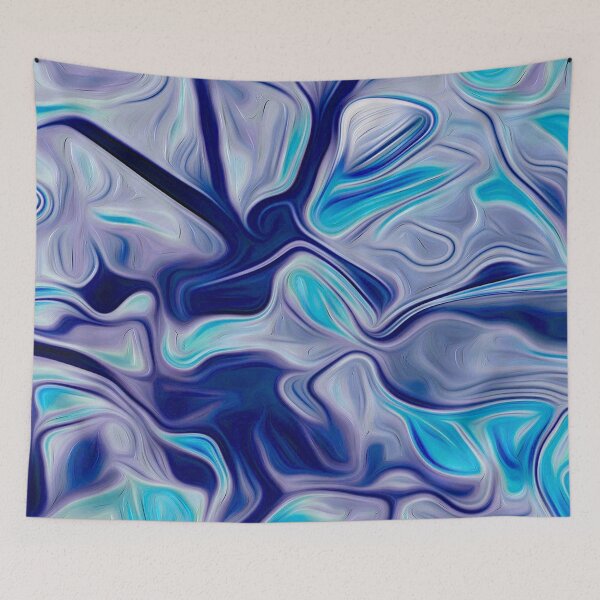 Item preview, Blue Hues Garden designed and sold by fatenanwar.