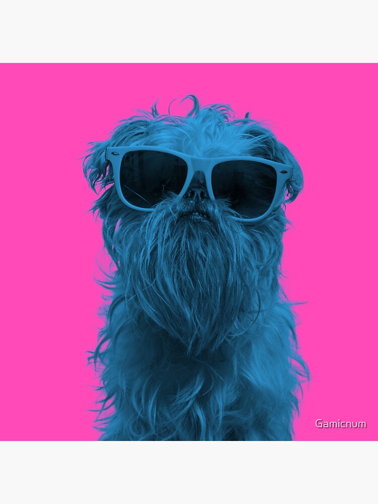 "Cool Dog with Glasses " Sticker for Sale by Gamicnum Redbubble