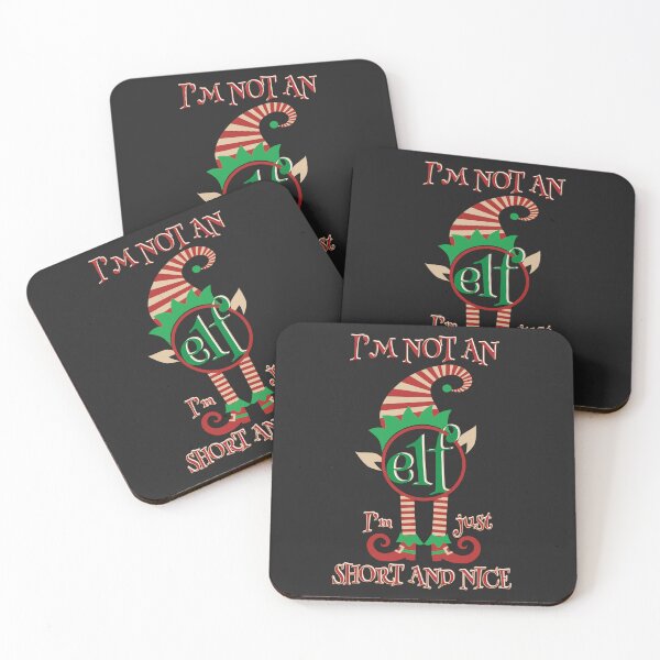 Item preview, Christmas Gift - I'm not an Elf, I'm just Short and Nice (Black) designed and sold by zicutza.