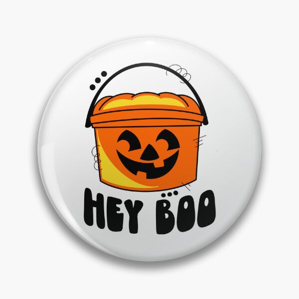 Item preview, Hey Boo - Pumpkin Bucket designed and sold by Sheabalina.