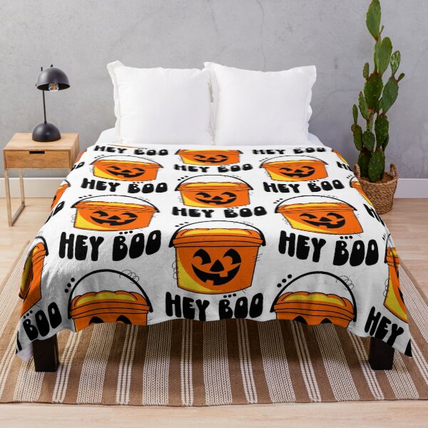 Item preview, Hey Boo - Pumpkin Bucket designed and sold by Sheabalina.