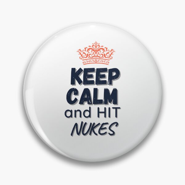 Item preview, Keep Calm And Hit Nukes Essential T-Shirt designed and sold by redpalaceark.
