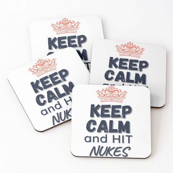 Item preview, Keep Calm And Hit Nukes Essential T-Shirt designed and sold by redpalaceark.