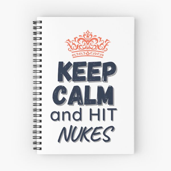 Artikelvorschau, Behalten Sie Ruhe und schlagen Sie Nukes Essential T-Shirt entworfen und verkauft von redpalaceark.