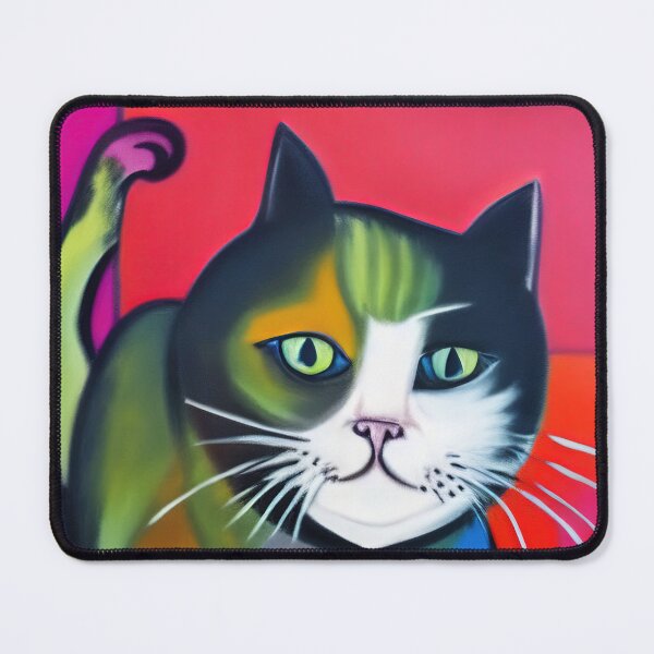 Item preview, Funny colorful cat designed and sold by Travelways.