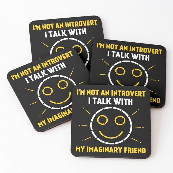 Item preview, I'm not an Introvert, I talk with my Imaginary Friend designed and sold by EnzoVectorism.