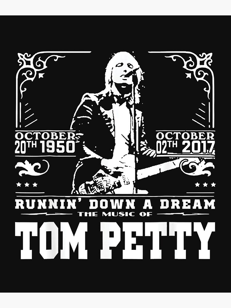 Discover Vintage Tom Petty Country Music Arts Premium Matte Vertical Poster